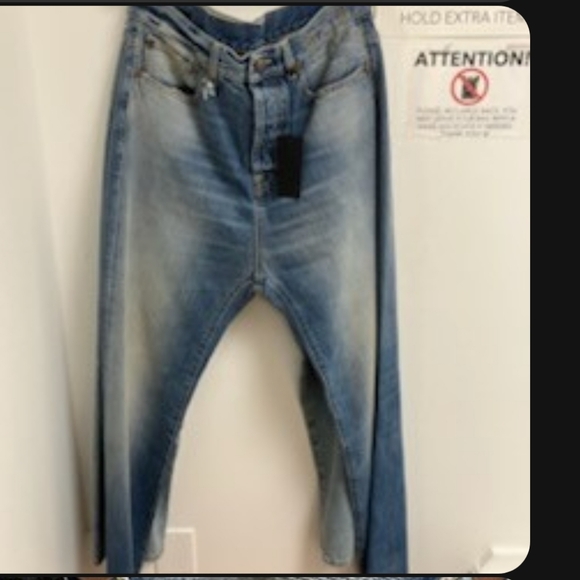 R13 Denim - Nwt R13 Izzy Drop Women's Blue Jeans In Irving Blue